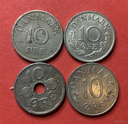 Дания 4 монеты