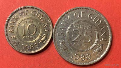Гайяна 2 монеты