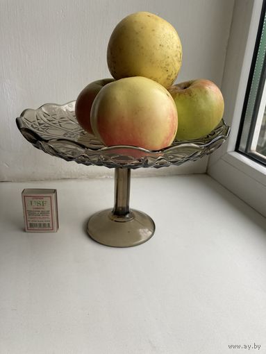 Новогодняя распродажа !Фруктовница ваза стекло НЕМАН