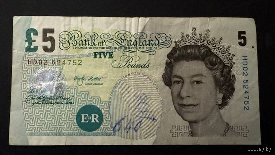 5 фунтов Великобритания