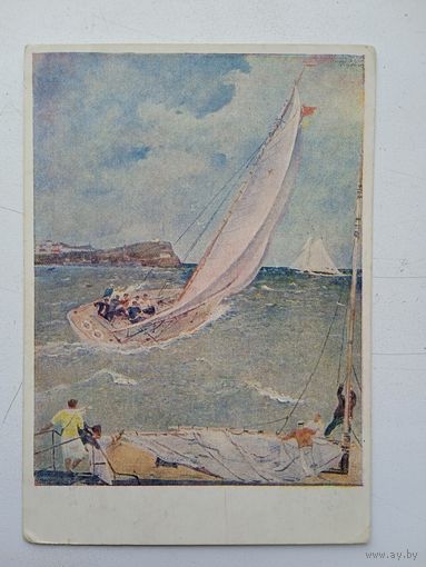 1939. Нисский. Яхта