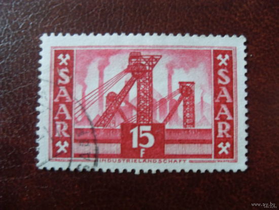 Саар 1952 Земли Германии Saar Mi.329