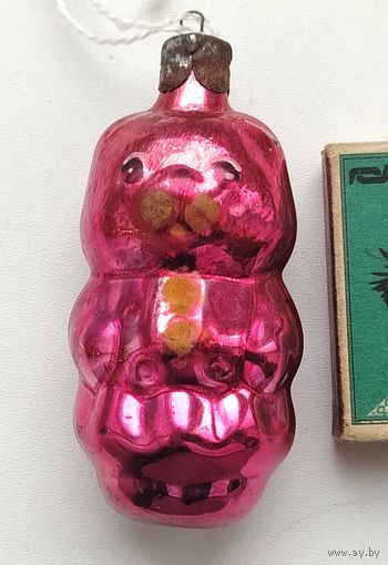 Ёлочная игрушка. Мишка. Ф-11.