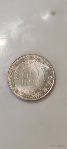 Колумбия 50 песос 2019