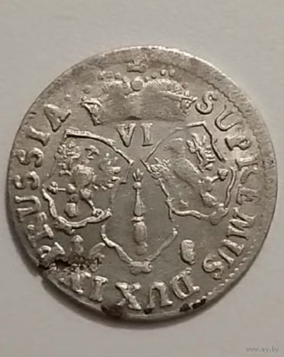 6 грошей 1681г., распродажа с 1 - го рубля, без минимальной цены!!! Только на 3 дня!