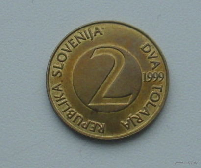 Словения. 2 толлара 1999 года. 165-я.