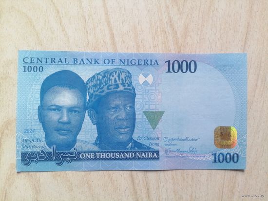 Нигерия 1000 UNC с рубля