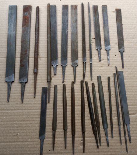 Напильники СССР.24 штуки