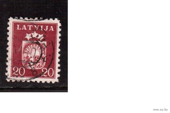 Латвия-1940 (Мих.287)  гаш. , Стандарт, Герб