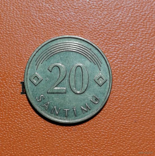 Латвия 2 Республика, 20 сантим 2009 г. KM# 22.1