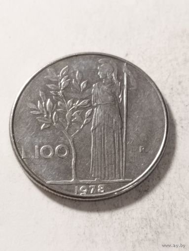 Италия 100 лир 1978