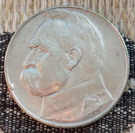 Польша 10 злотых 1937 года. Юзеф Пилсудский. Предложи свою цену или обмен!