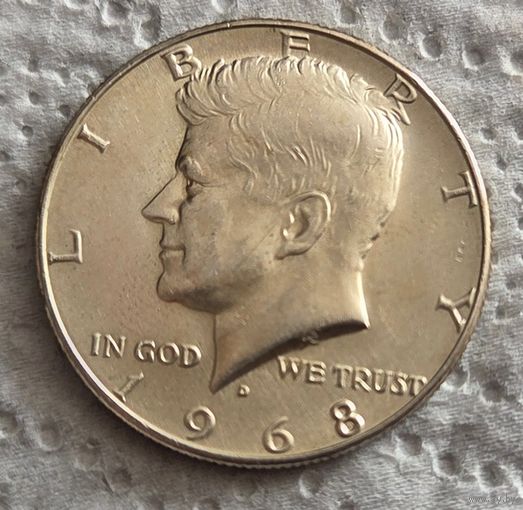 США 1/2 доллара 1968
