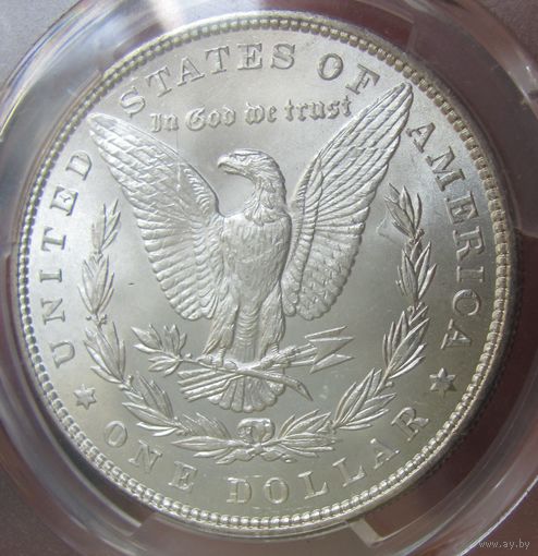 Доллар Морган 1886 США  PCGS MS63