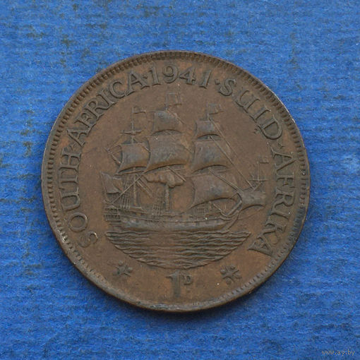 Южная Африка Британский доминион 1 пенни 1941 Георг VI