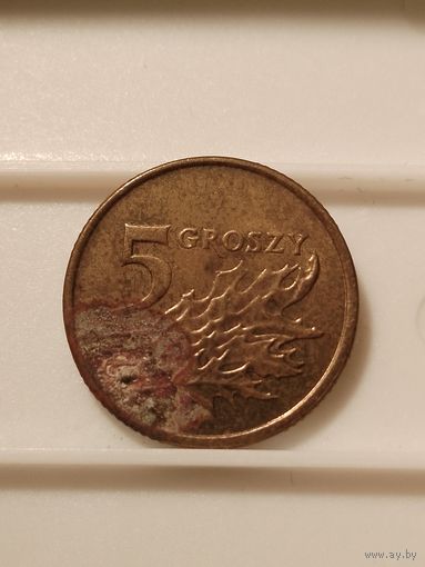 5 грошей 2000г.Польша