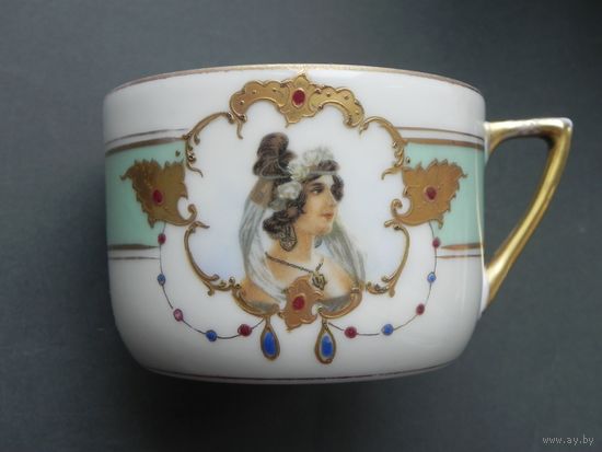 Чашка кофейная ранний СССР 1926-29 Дулево Ф-ка им. газ. Правда