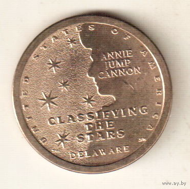 США доллар 2019 Инновации Энни Джамп Кэннон штат Делавэр двор P