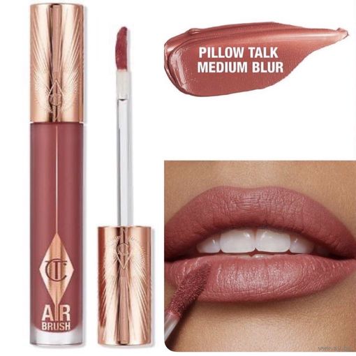 Charlotte Tilbury Airbrush Flawless Lip Blur Pillow Talk Medium Blur матовая помада для губ