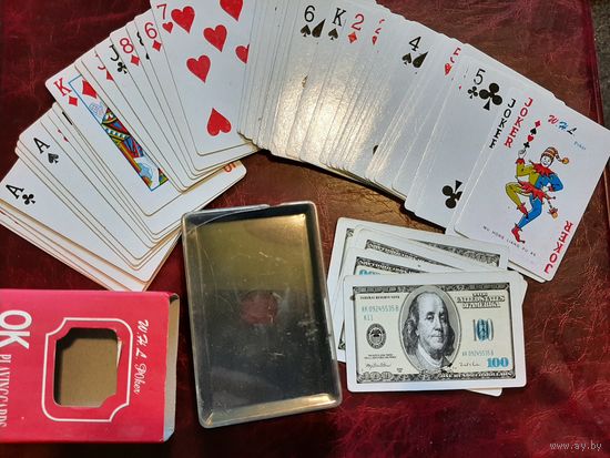 Карты игральный 54 шт (100 $)