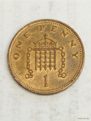 1 пенни 1989 года Великобритания, отличный!
