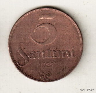 Латвия 5 сантим 1922