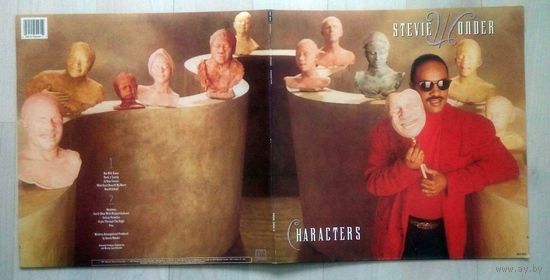 STEVIE WONDER - Characters (USA 1987 винил LP)