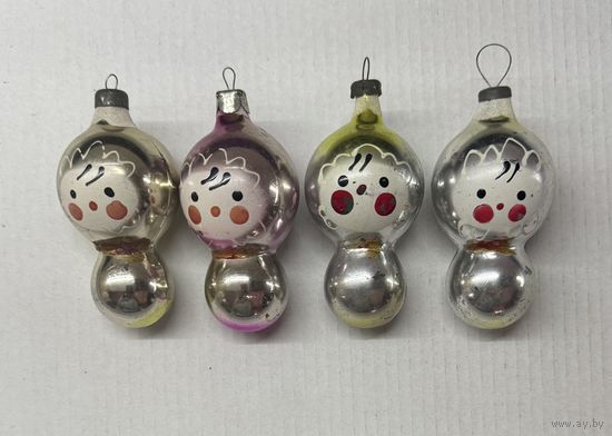 Елочная игрушка малыш ребенок СССР К.6 цена за единицу