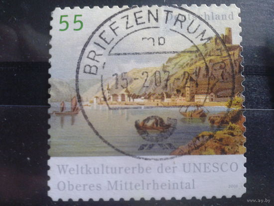 Германия 2006 долина р. Рейн Михель-1,0 евро гаш