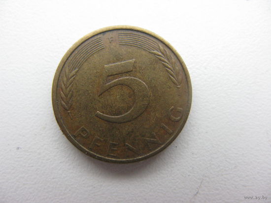 Германия 5 пфеннигов 1972 F