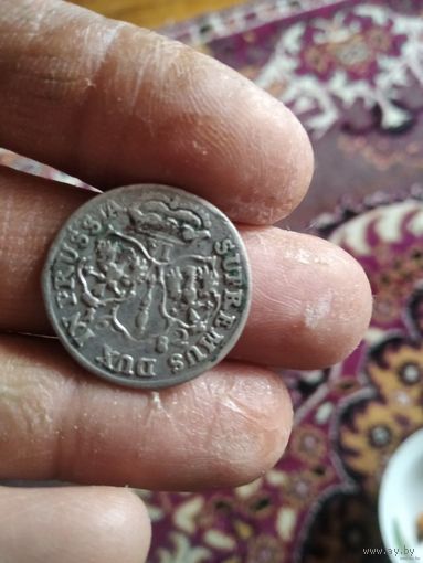 6 грошей прусия 1682 годла