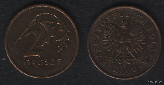 Польша y277 2 грош 2000 год (mw) (_alb2