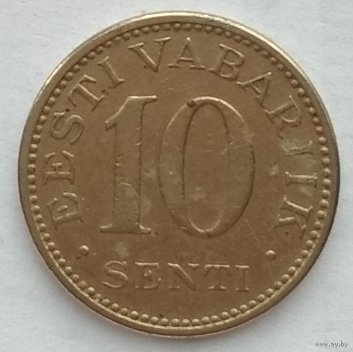 Эстония 10 сенти 1931 г.