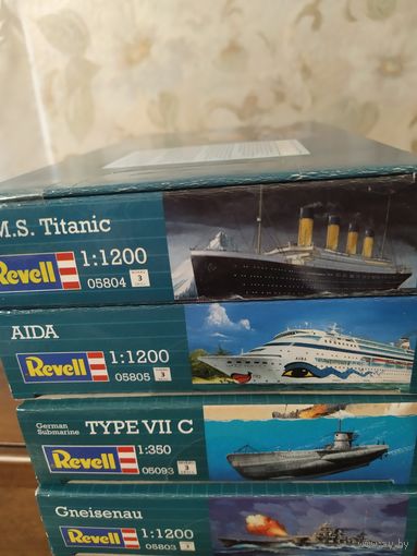 Ревел(Revell),сборные модели ,одним лотом 4 модели