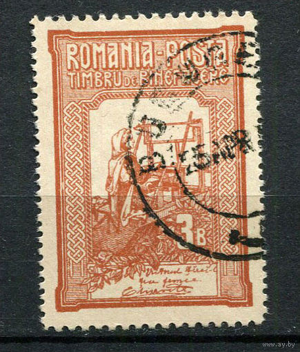 Королевство Румыния - 1906 - Благотворительность 3B - [Mi.165C] - 1 марка. Гашеная.  (Лот 108AA)