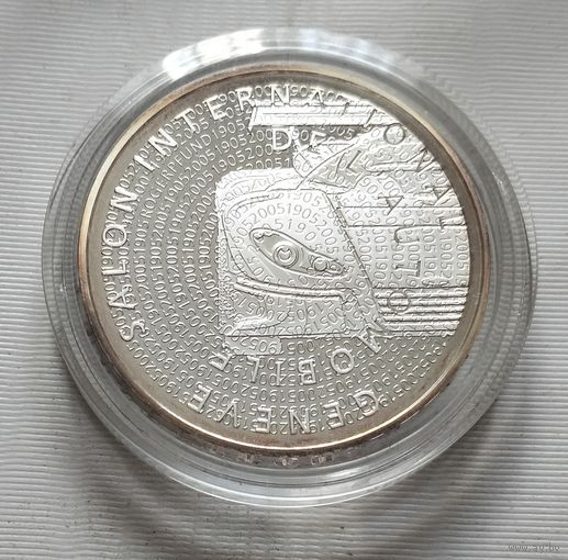 20 франков 2005 г. 100 лет Женевскому автосалону
