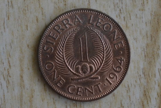 Сьерра-Леоне 1 цент 1964 с 1 руб