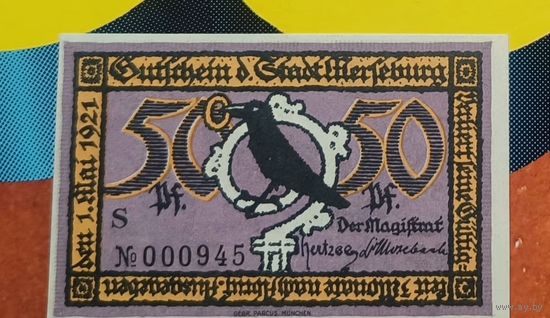 Нотгельд Германия 50 пфеннигов