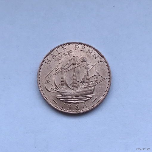 1/2 пенни 1966