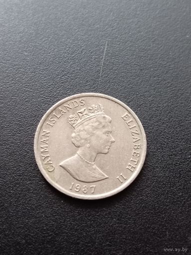 Каймановы острова 5 центов 1987 г.