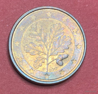 Германия, 1 евроцент 2017F