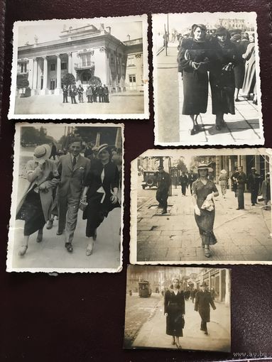 Фото  Варшава 1920-30-е.годы.цена за все.