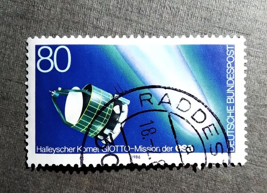 Марка Германия 1986 год Комета Галлея