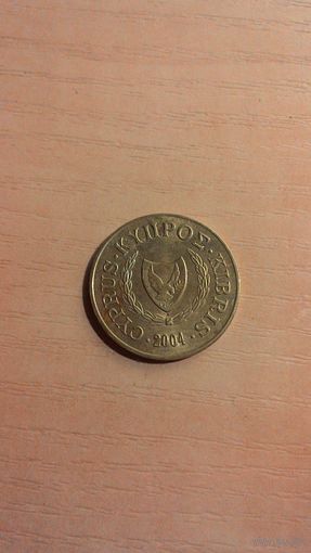 Кипр, 10 центов 2004.