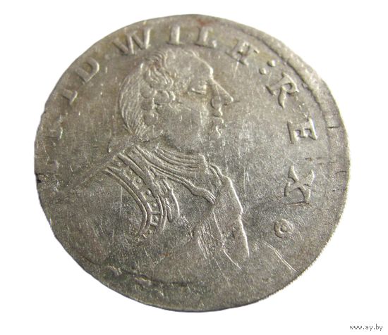 6 грошей 1722 CG Пруссия Кёнигсберг