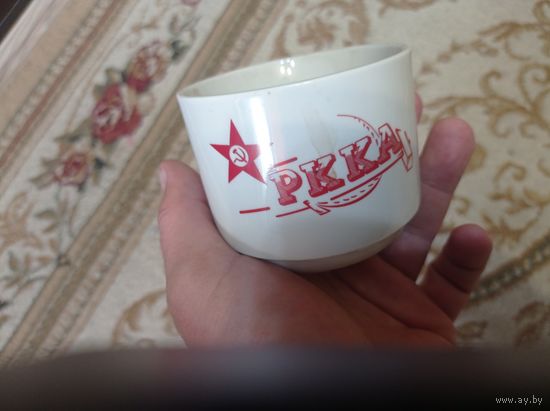 Кружка РККА ФЦФТ Красный Фарфорист