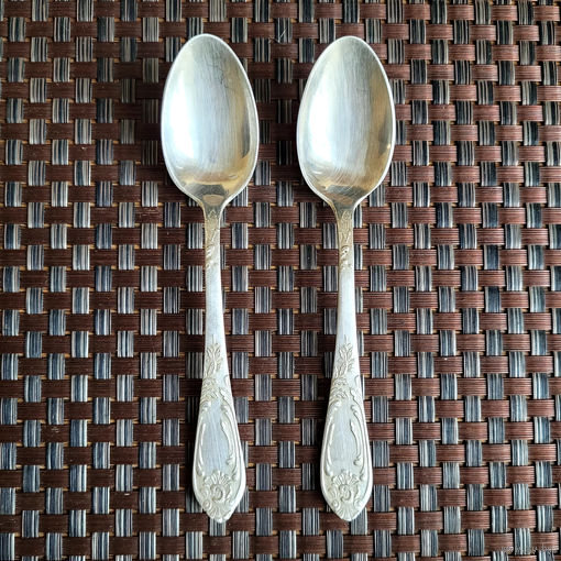 Чайные ложки ЗиШ "Классик", мельхиор, 2 шт. одним лотом.