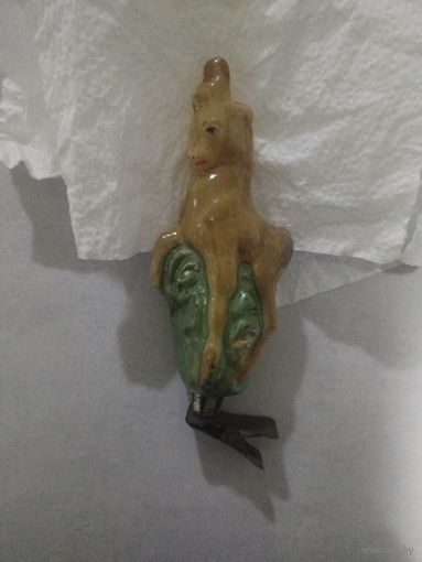 Елочная игрушка СССР козлик