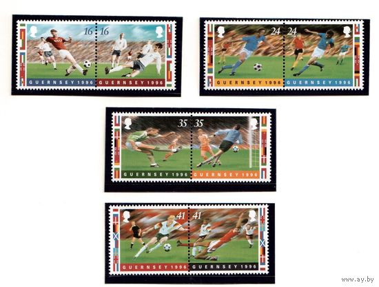Гернси-1996 (Мих.693-700) **    Спорт, футбол, сборная СССР(полная серия)
