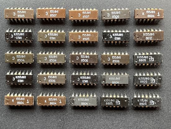 Микросхема К155ЛН1. Лот=25шт.